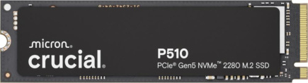 SSD|CRUCIAL|P510|1TB|M.2|PCIe Gen5|NVMe|TLC|Write speed 9500 MBytes/sec|Read speed 11000 MBytes/sec|TBW 600 TB|CT1000P510SSD8