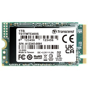 TRANSCEND 1TB M.2 2242PCIe Gen3x4 NVMe 3D TLC DRAM-less 293550