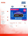 GOODRAM SSD PX700 4TB M.2 PCIe 2280 4x4 7400/6500MB/s