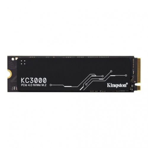 SSD|KINGSTON|KC3000|1TB|M.2|NVMe|3D TLC|Write speed 6000 MBytes/sec|Read speed 7000 MBytes/sec|TBW 800 TB|MTBF 1800000 hours|SKC3000S/1024G