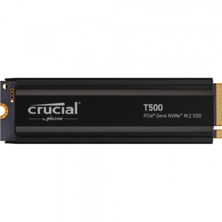 M.2 1TB Crucial T500 NVMe PCIe 4.0 x 4 with Heatsink