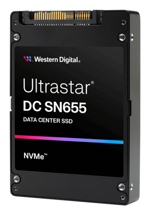 Western Digital Ultrastar DC SN655 15.3 TB U.3 PCI Express 4.0 NVMe TLC 3D NAND SE (0TS2460)