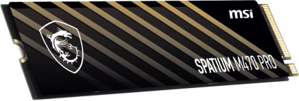 SSD|MSI|SPATIUM M470 PRO|2TB|M.2|PCIe Gen4|NVMe|3D NAND|Write speed 5000 MBytes/sec|Read speed 6000 MBytes/sec|2.15mm|TBW 640 TB|MTBF 150000 hours|S78-440Q990-P83