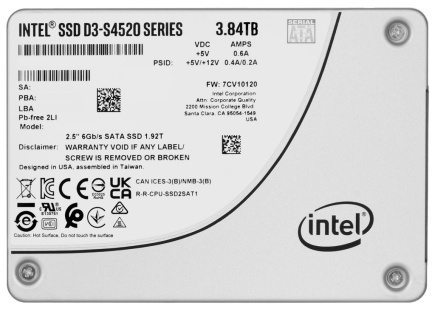 SSD Solidigm (Intel) S4520 3.84TB SATA 2.5