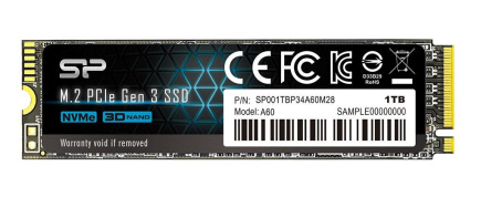 Silicon Power P34A60 1 TB M.2 PCI Express NVMe SLC