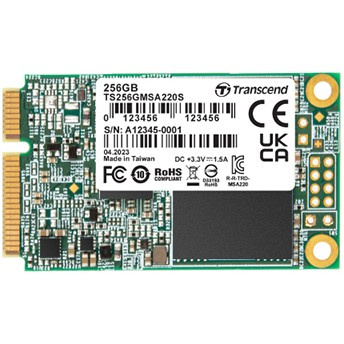 TRANSCEND 256GB mSATA SSD SATA3 3D TLC