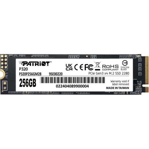 M.2 Patriot 256GB P320 PCIe 3.0 2200/1200 PE996