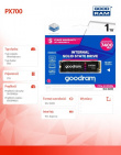 GOODRAM SSD PX700 1TB M.2 PCIe 2280 4x4 7400/6500MB/s
