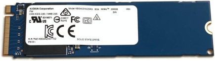 KIOXIA 256GB SSD BG4 M.2 2280 NVMe PCIe Gen3 x4 Tray/Bulk