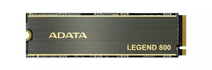 ADATA Legend 800 - SSD - 500 GB - internal - M.2 2280 - PCIe 4.0 x4 - 256-bit AES - integrated heatsink - 3500 MBps (read) / 2800 MBps (write)