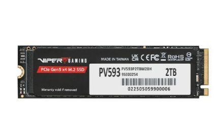 Patriot SSD 2TB VIPER PV593 M.2 2280 PCIe Gen5 x4 14000/13000MB/s