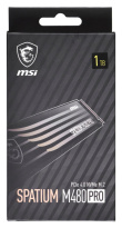MSI SPATIUM M480 PRO PCIe 4.0 NVMe M.2 1TB PCI Express 4.0 3D NAND