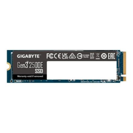 Gigabyte SSD | G325E500G | 500 GB | Solid-state drive interface PCIe 3.0x4, NVMe1.3 | Read speed 2300 MB/s | Write speed 1500 MB/s G325E500G