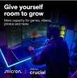 Crucial SSD Disk T710 2TB M.2 NVMe 2280 PCIe 5.0 14500/13800 radiator