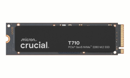 Crucial SSD Disk T710 2TB M.2 NVMe 2280 PCIe 5.0 14500/13800 radiator