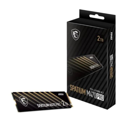 MSI Drive SPATIUM M470 PRO 2TB M.2 PCIe4 6000/5000MB/s