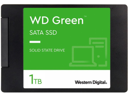 SSD|WESTERN DIGITAL|Green|1TB|SATA 3.0|SLC|Read speed 545 MBytes/sec|2,5