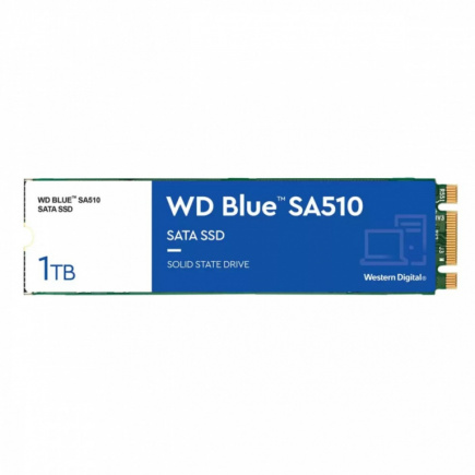 Western Digital SSD drive Blue 1TB SA510 M.2 2280 WDS100T3B0B