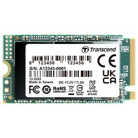 TRANSCEND 256GB M.2 2242PCIe Gen3x4 NVMe 3D TLC DRAM-less