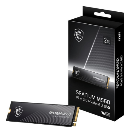 MSI Spatium M560 PCIE 5.0 NVME M.2 2 TB PCI Express 5.0 3D NAND
