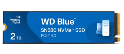 Western Digital Blue SN580 M.2 2 TB PCI Express 4.0 TLC NVMe
