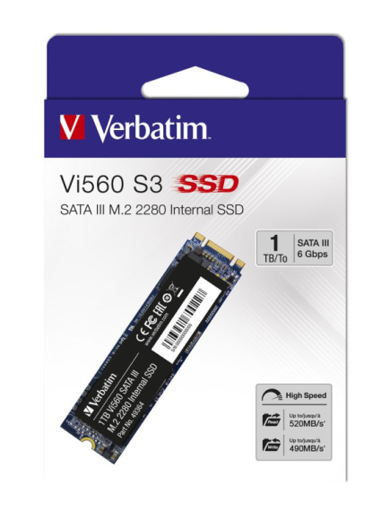 Verbatim Vi560 S3 M.2 SSD 1TB Verbatim Vi560 S3 M.2 SSD 1TB