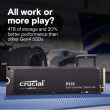 Crucial SSD P310 4TB M.2 NVMe PCIe 4.0 2280 7100/6000