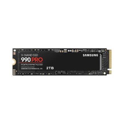Samsung | 990 PRO | 2000 GB | SSD form factor M.2 2280 | Solid-state drive interface PCIe Gen4x4 | Read speed 7450 MB/s | Write speed 6900 MB/s MZ-V9P2T0BW Samsung | 990 PRO | 2000 GB | SSD form factor M.2 2280 | Solid-state drive interface PCIe Gen4x4 | Read speed 7450 MB/s | Write speed 6900 MB/s MZ-V9P2T0BW
