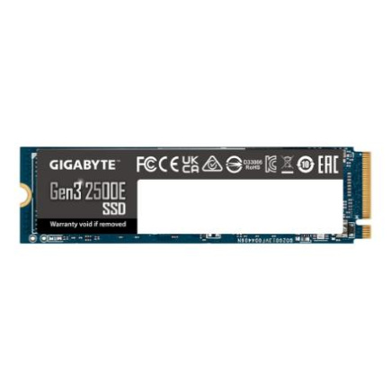 Gigabyte G325E1TB | 1000 GB | Solid-state drive interface PCIe 3.0x4, NVMe1.3 | Read speed 2400 MB/s | Write speed 1800 MB/s G325E1TB