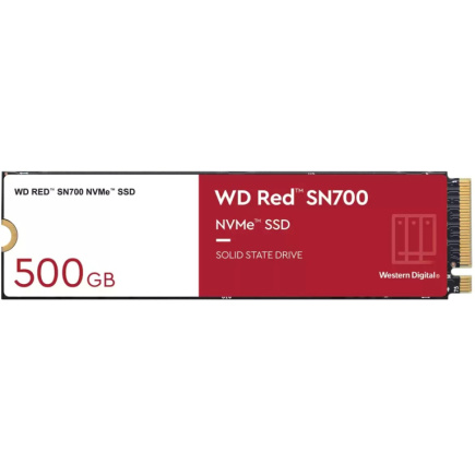 M.2 WD Red SN700 NVMe 500GB M.2 2280 PCIe Gen3 8Gb/s internal drive for NAS devices