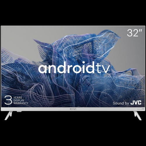 32', HD, Google Android TV, White, 1366x768, 60 Hz, Sound by JVC, 2x8W, 33 kWh/1000h , BT5, HDMI ports 3, 24 months