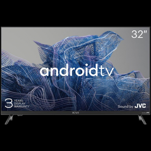 32', HD, Google Android TV, Black, 1366x768, 60 Hz, Sound by JVC, 2x8W, 33 kWh/1000h , BT5, HDMI ports 3, 24 months