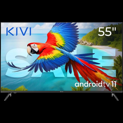 55', UHD, Android TV 11, Black, 3840x2160, 60 Hz, Sound 2x12W, 83 kWh/1000h , BT5.1, HDMI ports 4, 24 months