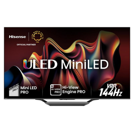Hisense U7NQ, 55'', 4K UHD, Mini LED, must - Teler / 55U7NQ