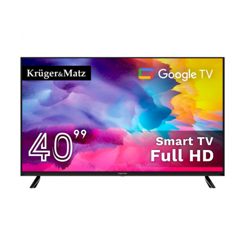 Telewizor Kruger&Matz 40" FHD Google TV  DVB-T2/T/C  H.265  HEVC