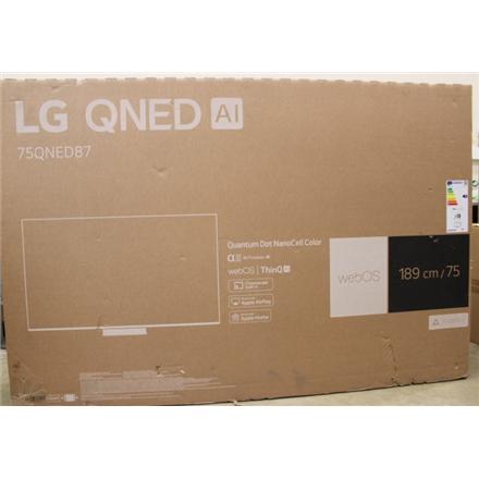 LG | QNED AI QNED87 4K TV | 75QNED87T3B | 75 | Smart TV | webOS24 | UHD | DAMAGED PACKAGING