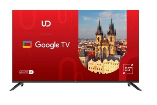 TV 55” UD 55GU6210S 4K UHD, LED, Google TV, DVB-T2 Black