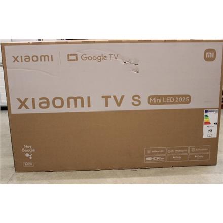 Xiaomi | TV | S Mini LED 2025 | 55 | Smart TV | Google TV | UHD | Black | DAMAGED PACKAGING AS DEMO