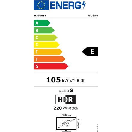 Hisense Mini LED Smart TV | 75U6NQ | 75