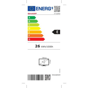 Sharp | 32FA2E | 32'' | No Operanting system | HD | Black