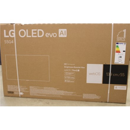 LG OLED TV OLED55G42LW 55 Smart TV webOS 24 4K UHD Black DAMAGED PACKAGING