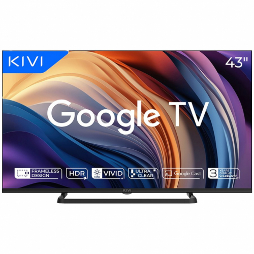 TV KIVI 43U710QB 43'' LED 4K Google TV, Dolby Audio, Max Vivid, HDMI 2.1