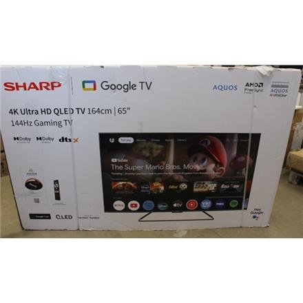Sharp | 65GR8265E | 65 | Smart TV | Google TV | UHD | DAMAGED PACKAGING