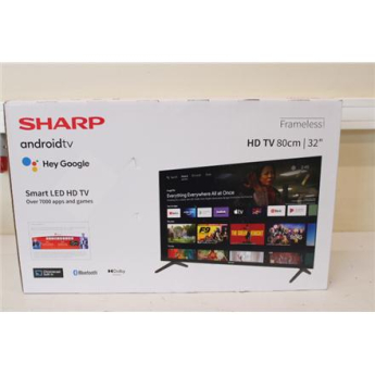 Sharp | 32FH2EA | 32'' (81 cm) | Smart TV | Android | HD | Black | DAMAGED PACKAGING