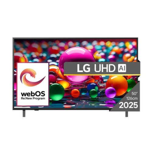 LG UHD AI UA75, 50'', 4K UHD, LED LCD, must - Teler / 50UA75003LA.AEU
