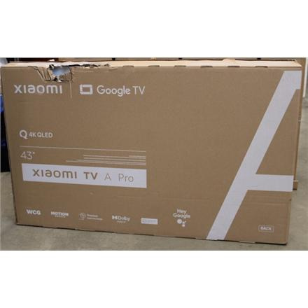 Xiaomi | QLED TV A Pro 2025 | 43'' | Smart TV | Google TV | 4K UHD | Black | UNPACKED