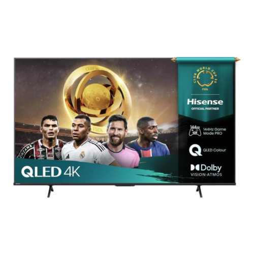 Hisense E7Q PRO, 75'', 4K UHD, QLED, must - Teler / 75E7QPRO
