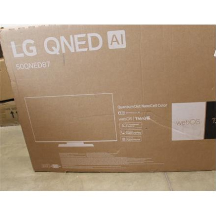 LG | QNED TV | 50QNED87T3B | 50 | Smart TV | webOS 24 | 4K UHD | Black | DAMAGED PACKAGING