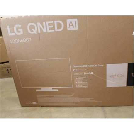 LG | QNED TV | 50QNED87T3B | 50 | Smart TV | webOS 24 | 4K UHD | Black | DAMAGED PACKAGING