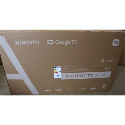 Xiaomi | QLED TV A Pro 2025 | 65'' | Smart TV | Google TV | 4K UHD | Black | USED, MISSING: LEGS, SCREWS AND MANUALS